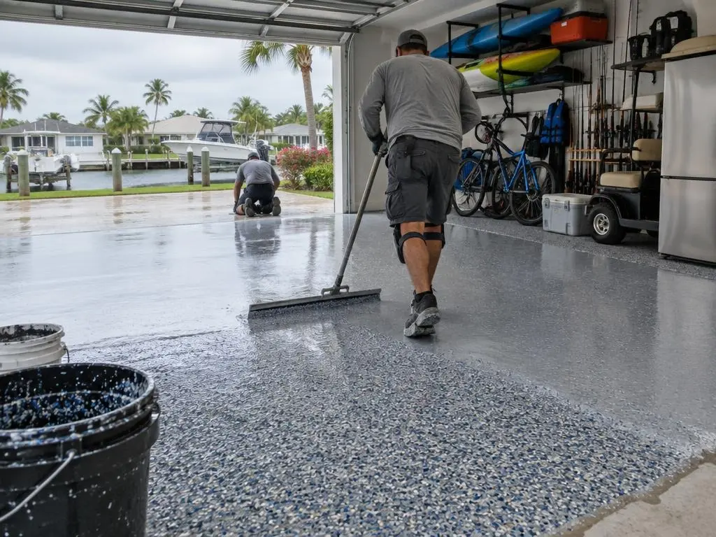 Flake Epoxy Floors in Fort Lauderdale, FL